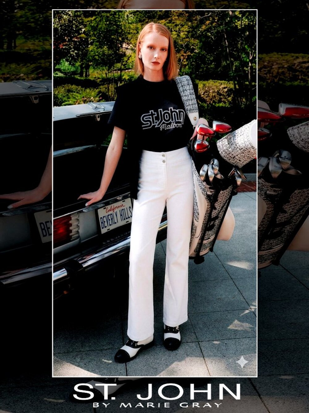 𝐒𝐭. 𝐉𝐨𝐡𝐧 𝐂𝐨𝐥𝐥𝐞𝐜𝐭𝐢𝐨𝐧 𝐛𝐲 𝐌𝐚𝐫𝐢𝐞 𝐆𝐫𝐚𝐲 White Pants - Sz 8